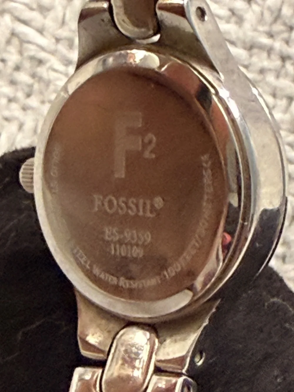 Fossil Silver Stainless Steel Metal Link Wrist Watch #9